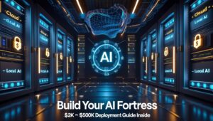 Primary-Featured-Image-Concept-High-Tech-AI-Command-Center-Fortress-Visual-Description-Foreground-Sleek-modern-server-rack-with-glowing-GPU-cards-NVIDIA-H100s-visible-cables-organized-wit